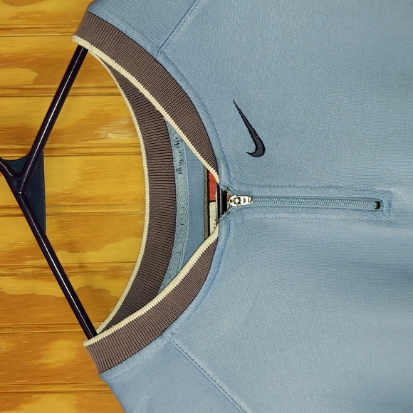 Nike Light Blue Yankees Half-Zip Pullover - Picture 5 of 11